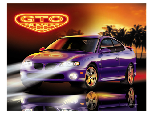 2004 GTO Cosmos Purple 5.7L No Hood Scoop